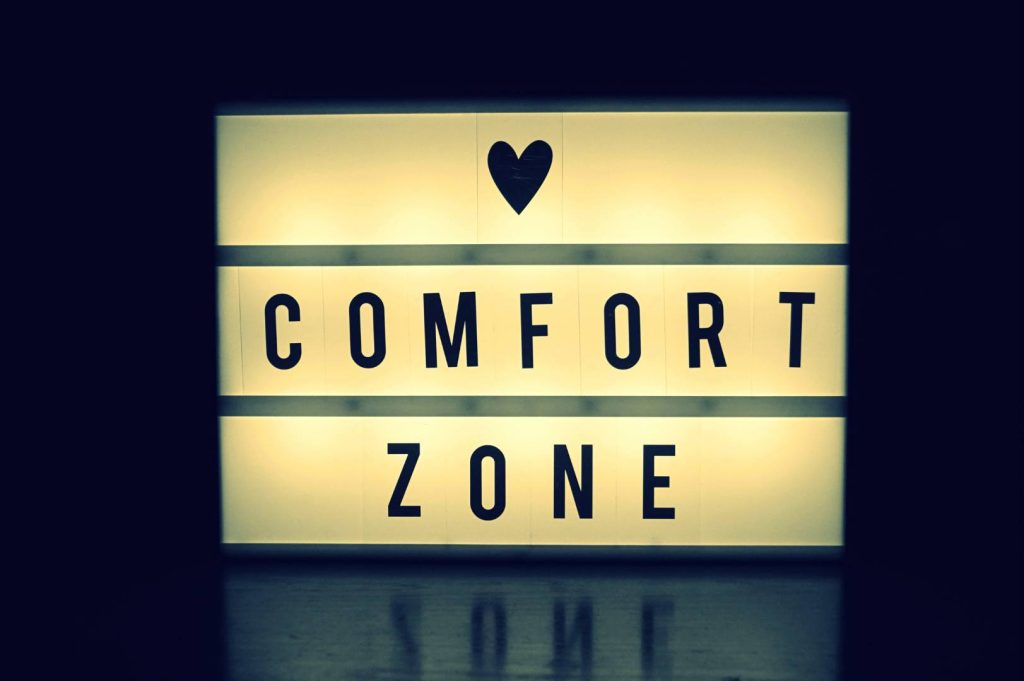 I Heart Comfort Zone Sign